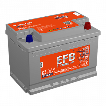 АКБ TUBOR EFB 75.0 - о.п. (г.Нижний Новгород)