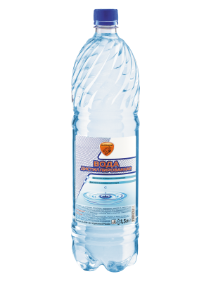 Вода дистилированная ELTRANS  1,5л ПЭТ бутылка