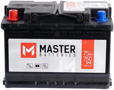 АКБ MASTER BATTERIES 75 п.п. (Белоруссия)