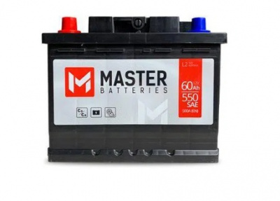 АКБ MASTER BATTERIES 60 п.п. (Белоруссия)