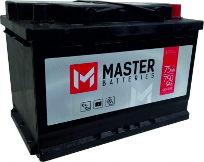 АКБ MASTER BATTERIES 75 о.п. (Белоруссия) АКБ MASTER BATTERIES 75 о.п. (Белоруссия)