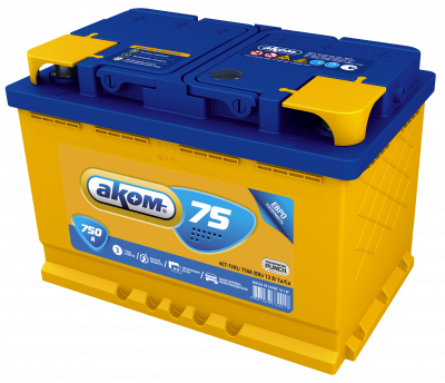 АКБ АКОМ 75 Евро