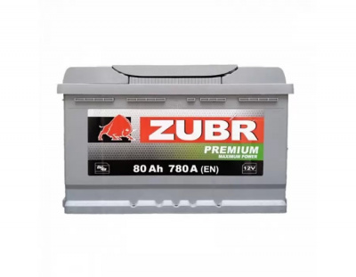 АКБ ZUBR PREMIUM 80-п.п.  780А АКБ ZUBR PREMIUM 80-п.п.  780А