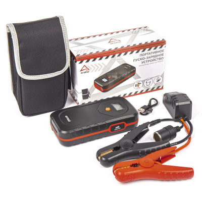 Портативное пусковое (зарядное) устроуство PRO-8, 8000мАч, 600А, Li-Pc, АКБ ARNEZI