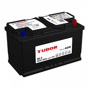 АКБ TUBOR AGM 80.0 - о.п. VRLA