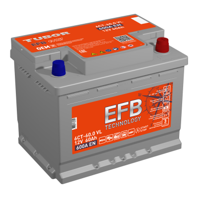 АКБ TUBOR EFB 60.0 - о.п. (г.Нижний Новгород)