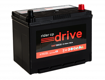 АКБ RIDER cp DRIVE 80-о.п.  90D26L, 740А/ч, 58039