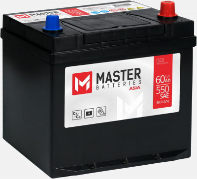 АКБ MASTER BATTERIES ASIA 60 о.п.  D23L (Белоруссия)