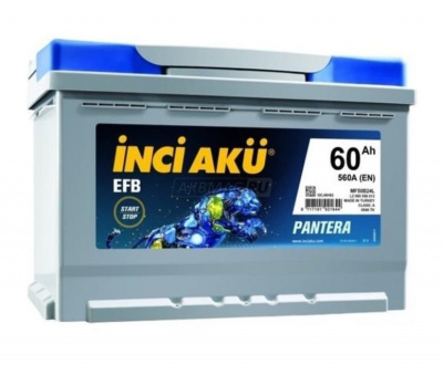 АКБ INCI GS YUASA Nanogold S&S EFB 60-о.п. низкий