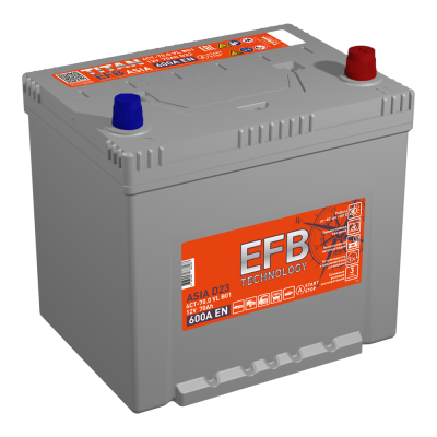 АКБ TITAN ASIA EFB 70.0 - о.п. D23L