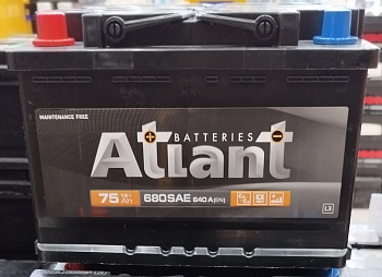 АКБ ATLANT Black 75-п.п (Белоруссия)