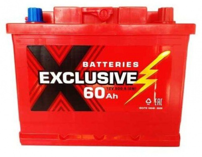 АКБ EXCLUSIVE 60 п.п., (Кайнар,Казахстан)