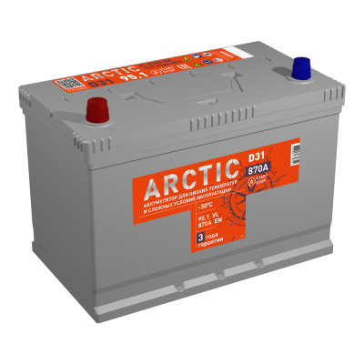 АКБ TITAN ARCTIC ASIA 95.1 - п.п. D31R