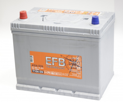 АКБ TUBOR ASIA EFB 80.1 - п.п. D26R