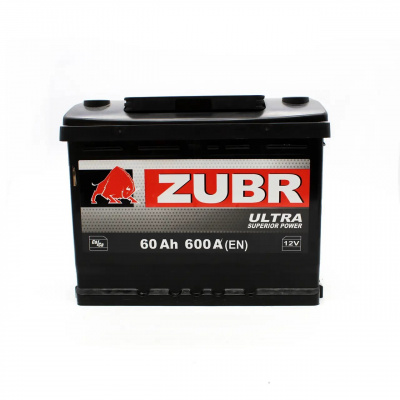 АКБ ZUBR ULTRA 60-п.п.  600А