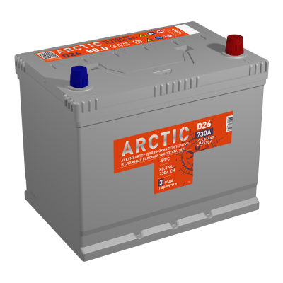 АКБ TITAN ARCTIC ASIA 80.0 - о.п. D26L