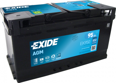 АКБ EXIDE Start&Stop AGM 12V 95Ah 850A 353х175х190