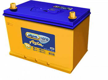 АКБ АКОМ-ASIA EFB 90-п.п.  D31R
