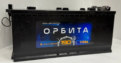 АКБ ОРБИТА 190 п.п. болт