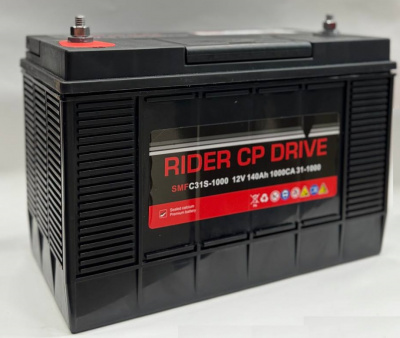 АКБ RIDER cp DRIVE SMF C31S-1000, универсальная полярность, винтовые клеммы