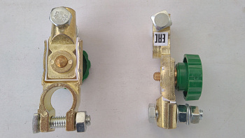 Клемма АКБ с выключателем массы (минусовая) цинк до 50мм кв. STARTVOLT SBT 010