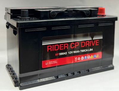 АКБ RIDER cp DRIVE 90-о.п., 780А/ч, 59042 (Южная Корея)