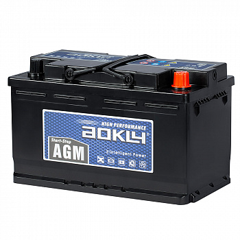 АКБ AOKLY AGM Stop&Go 70 А/ч Обратная R+ 278x176x190 EN720 A