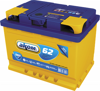 АКБ АКОМ 62 Евро