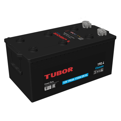 АКБ TUBOR Classic 6СТ-190.4  п.п. клемма болт несъемная