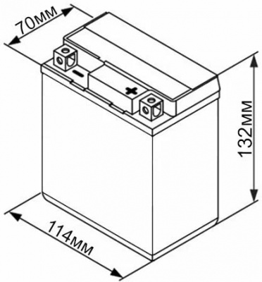 АКБ Delta СТ 1207.1   7 а/ч (YTX7L-BS)