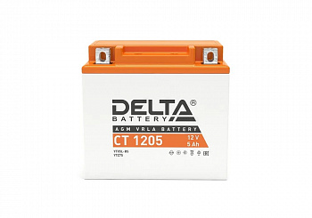 АКБ Delta СТ 1205   5 а/ч (YTX5L-BS, YTZ7S)